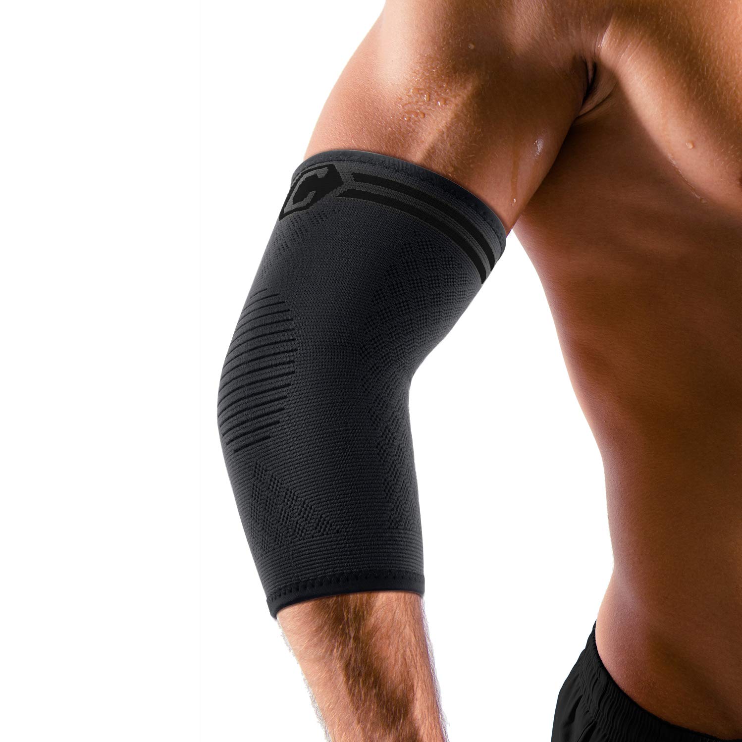 CAMBIVO Coderas Epicondilitis x2, Codera, Codo Tenista Tpicondilitis, Coderas para Tendinitis, Coderas Gym para Hombre y Mujer, Coderas Deportivas Manga de Compresión para Tendinitis, Golfista