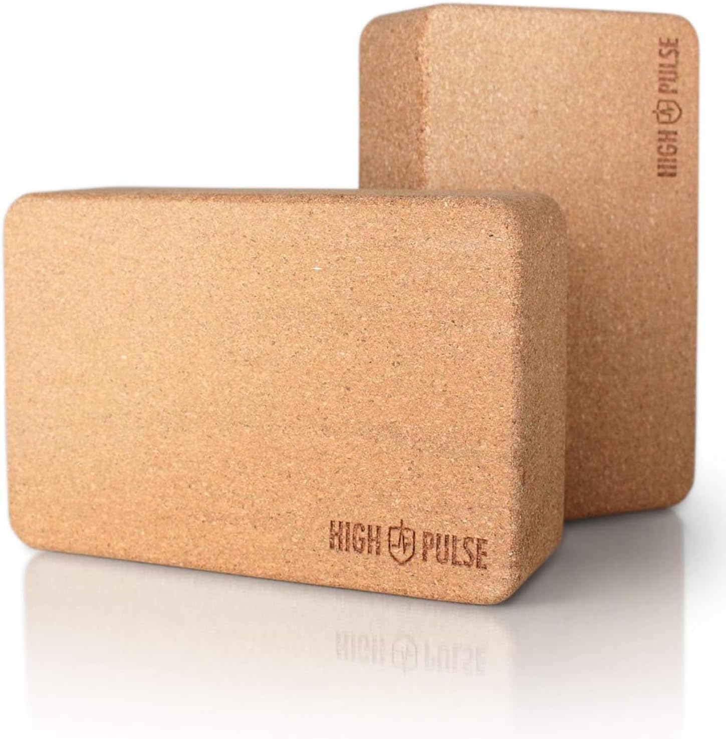 High Pulse Bloque Yoga (2 Unids.) - Bloque de Yoga prácticos Accesorios y ayudas para Ejercicios Que requieran flexibilidad