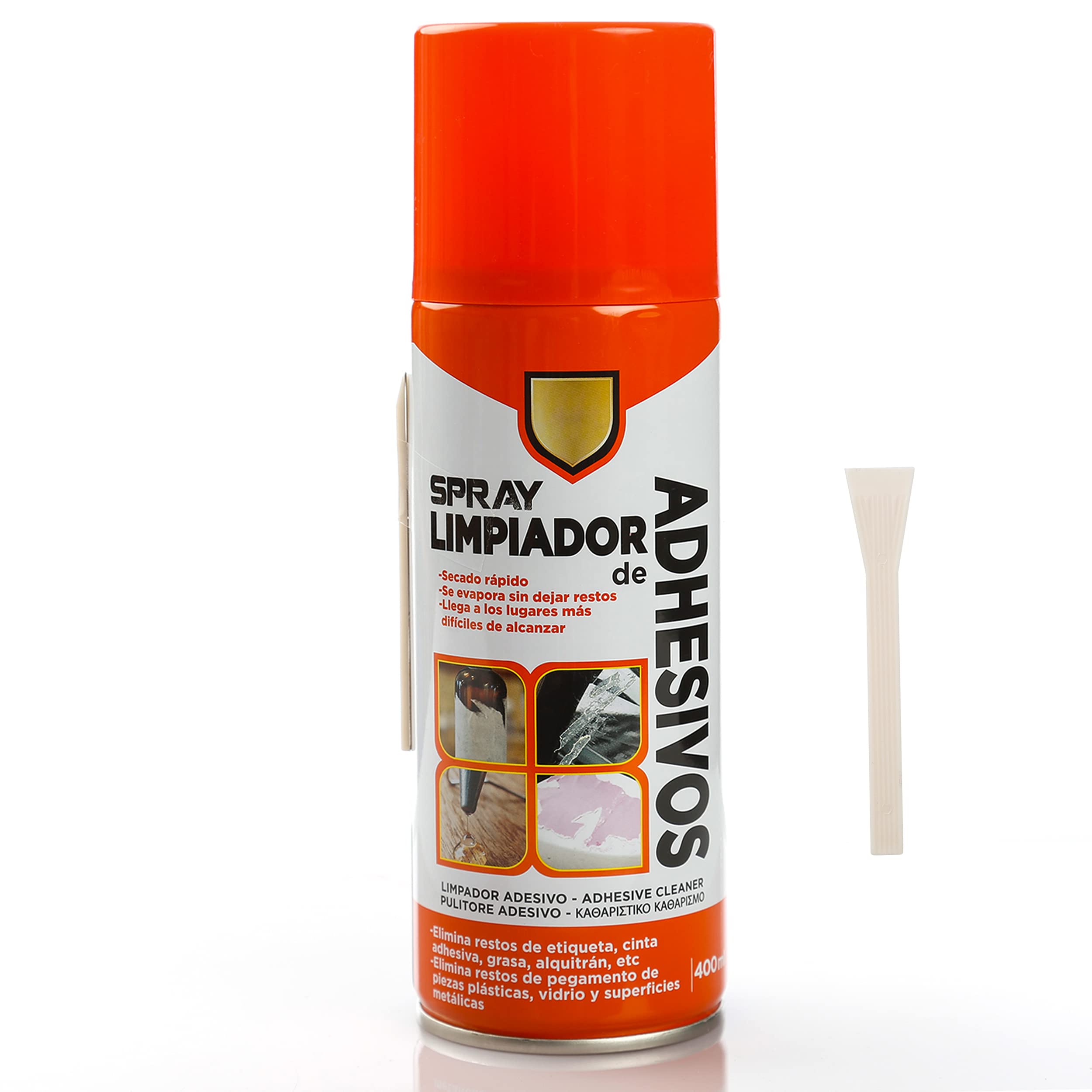 Spray Limpiador de Ahdesivos Eliminación de Etiquetas y Restos de Pegamento Eliminador de Alquitrán 400mL