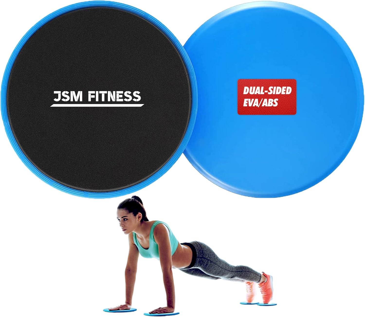 Discos Deslizantes, Sliders para Yoga y Entrenamiento de Corel, Pilates Accesorios - Fitness Slider para Abdominales 2 piezas