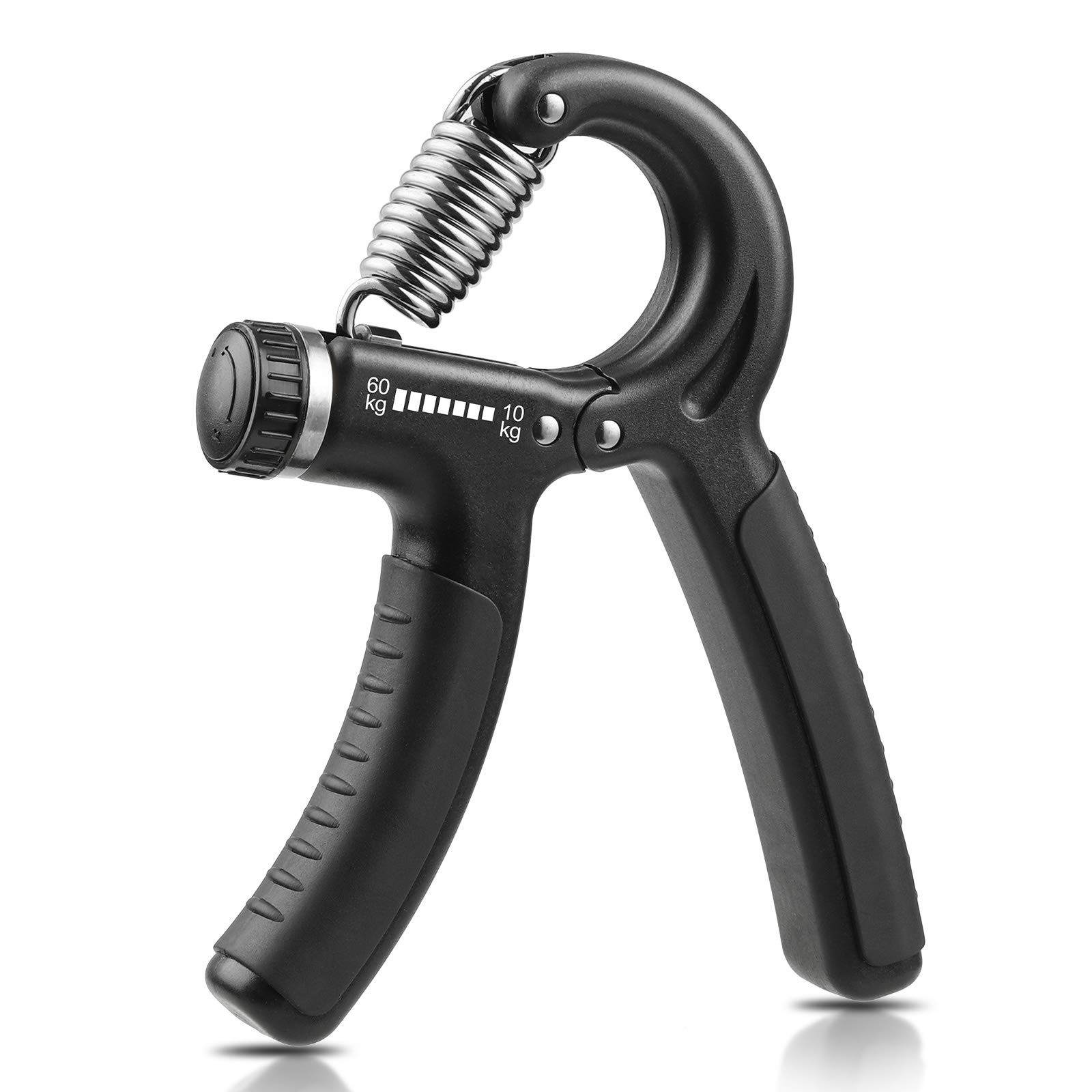 NIYIKOW Hand Grip, Antebrazo Ejercitar, Fortalecedor de Agarre de Manos, Resistencia Ajustable 10-60kg (22-132Lbs), Ejercitador de Manos Antideslizante, para Músicos Atletas