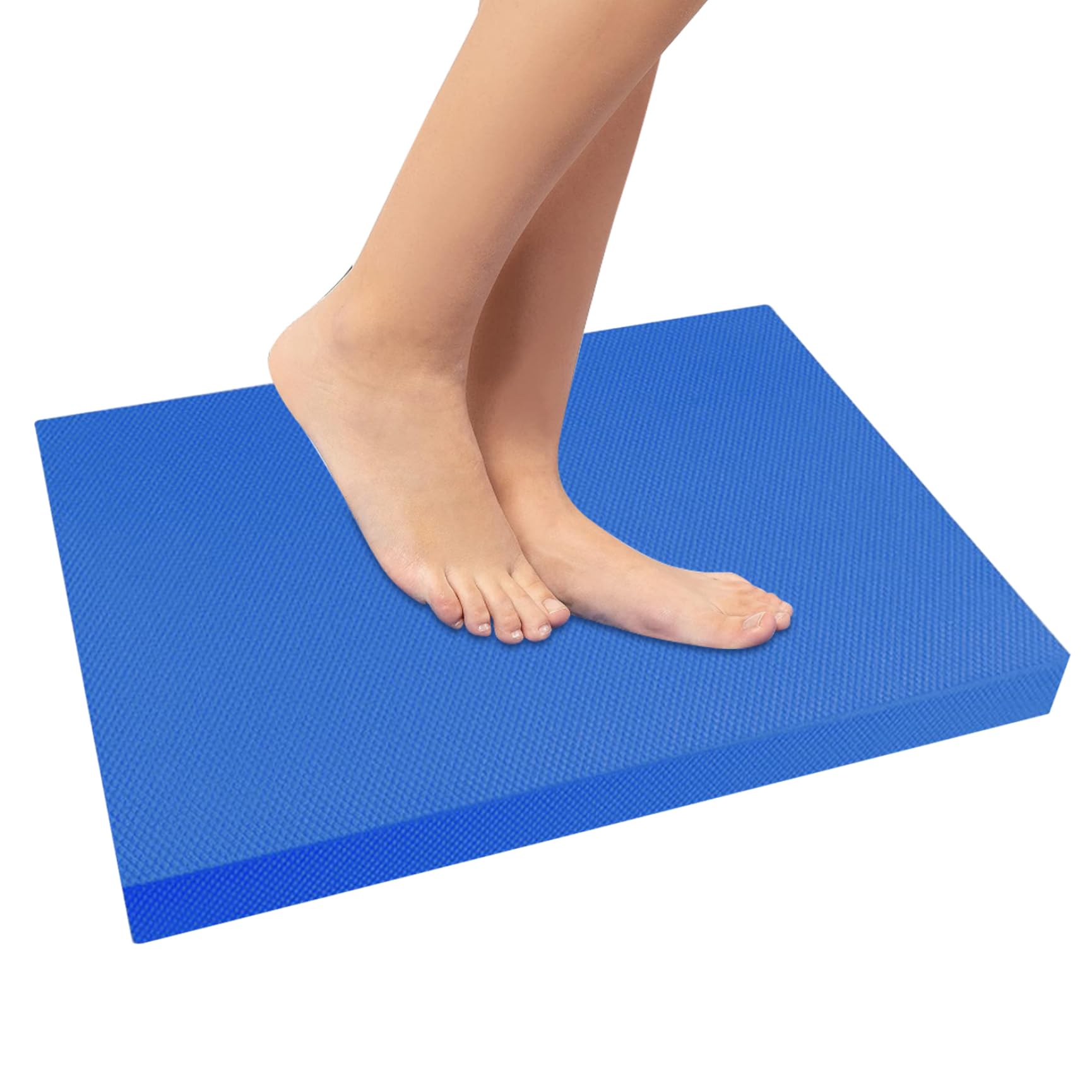 Almohadilla de Equilibrio de Ejercicio, cojín de Equilibrio de Espuma de Espesor, Almohadillas de Rodilla de Yoga Antideslizante para el Ejercicio de Ejercicio de Trabajo en casa del Gimnasio (15