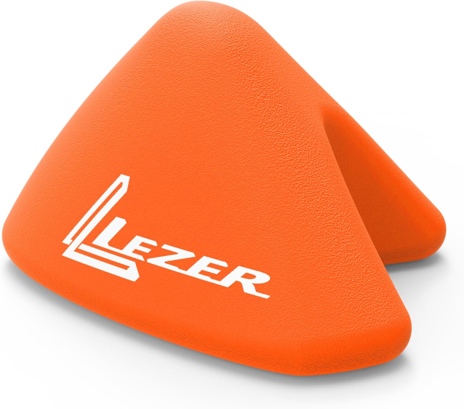 LEZER Herramienta de masaje triangular, punto muscular gatillo, masajeador de espalda y cuello, alivio muscular, liberación miofascial, terapia física, masaje manual (naranja)
