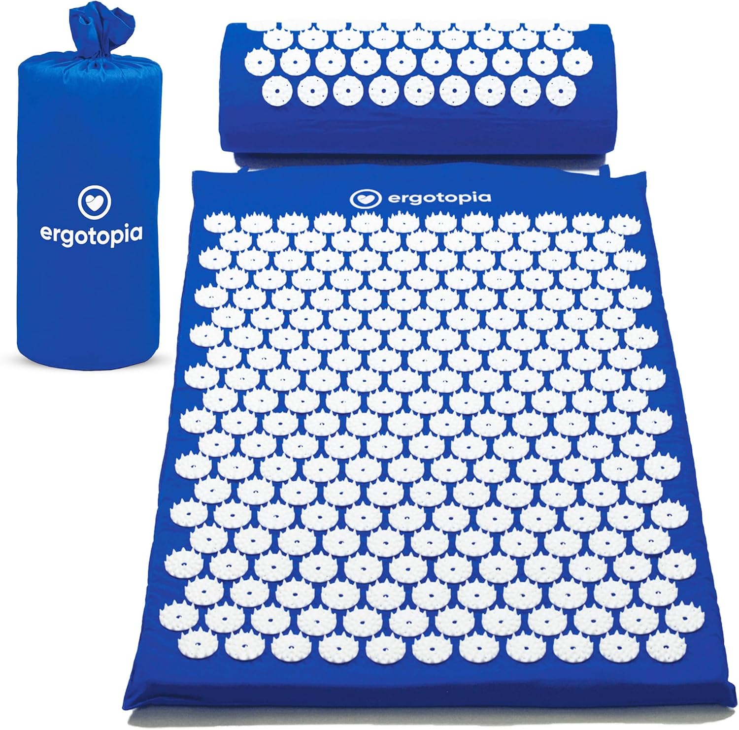 Ergotopia Alfombrilla con cojín de acupresión para masajes, relajación y mejorar la circulación sanguínea