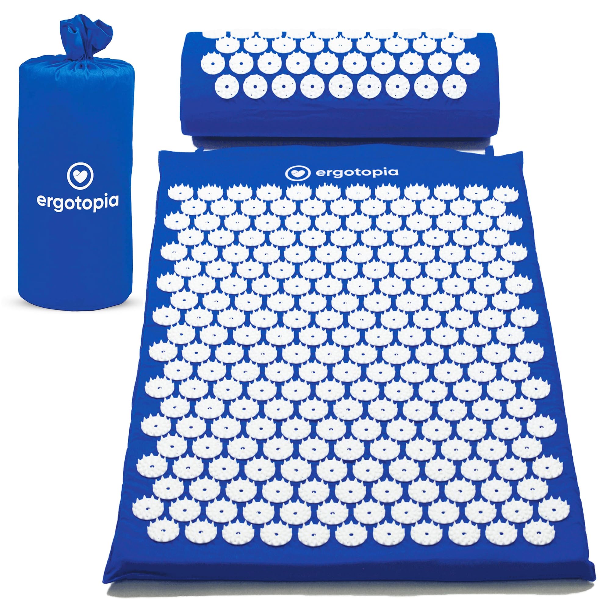 Ergotopia Alfombrilla con cojín de acupresión para masajes, relajación y mejorar la circulación sanguínea