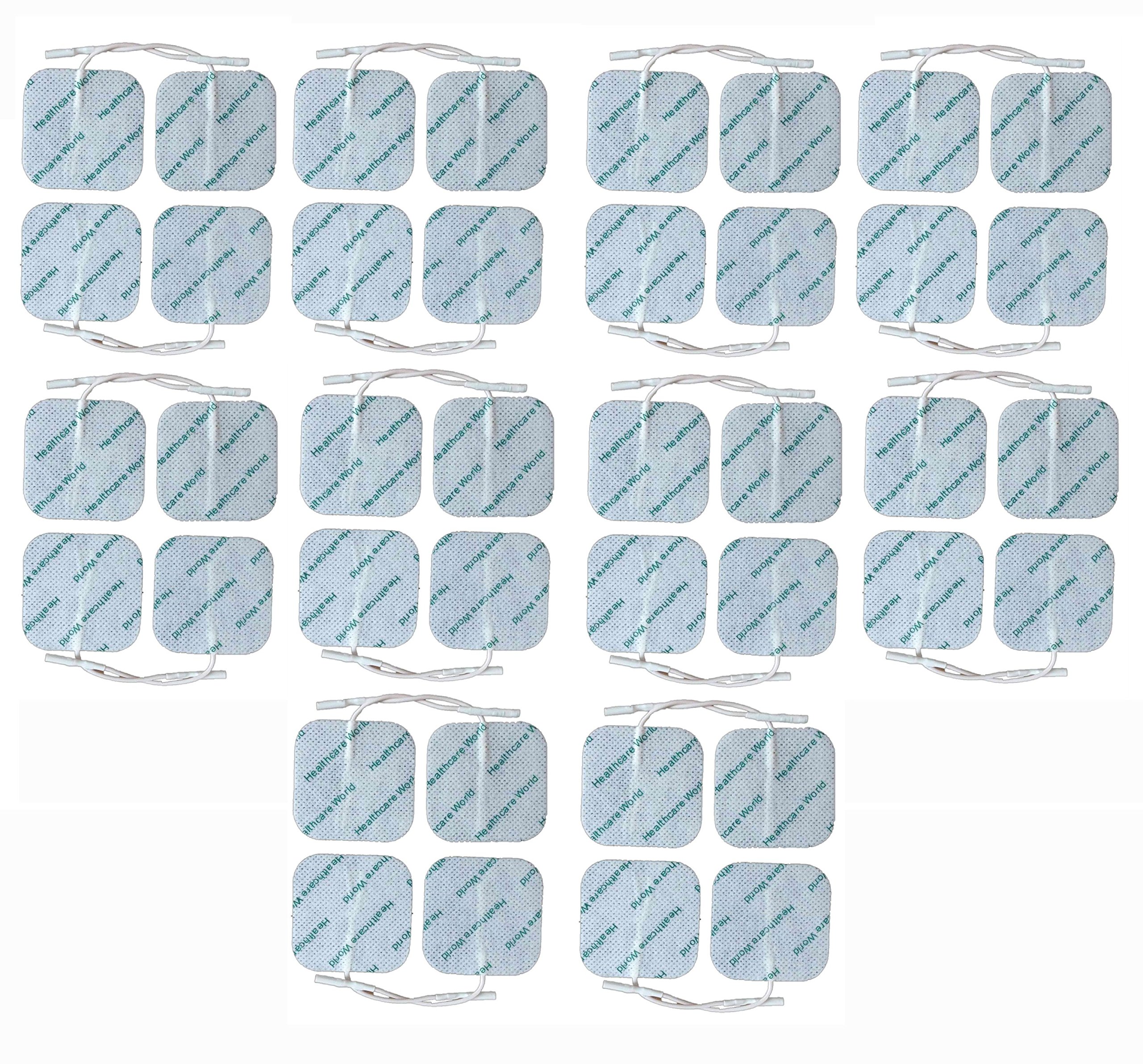 Electrodos Para TENS EMS Electroterapia Cuadrado TENS Electrodos x 40 Prorelax Dittmann Sanowell Saneo Sport Sanoe Vital …